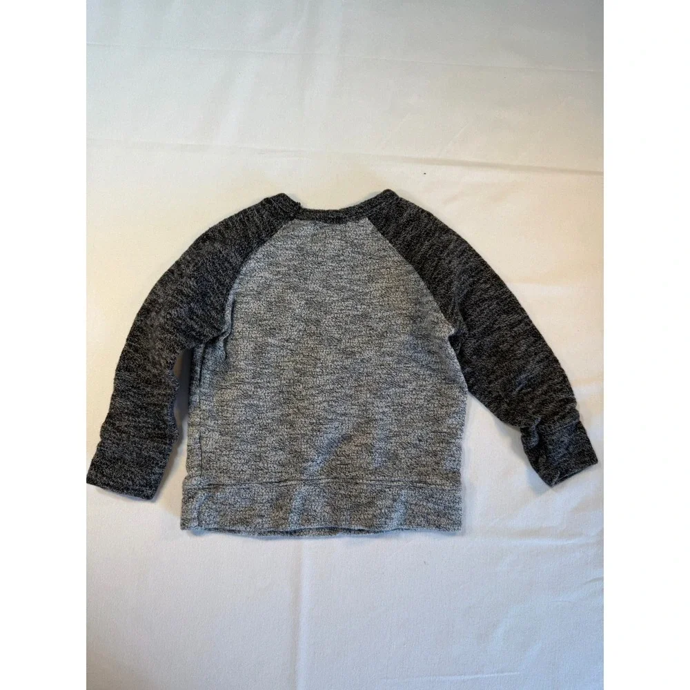 Toddler Boys Old Navy Wild One Holiday Ranglan Heathered Sweater‎ - Sz 2T